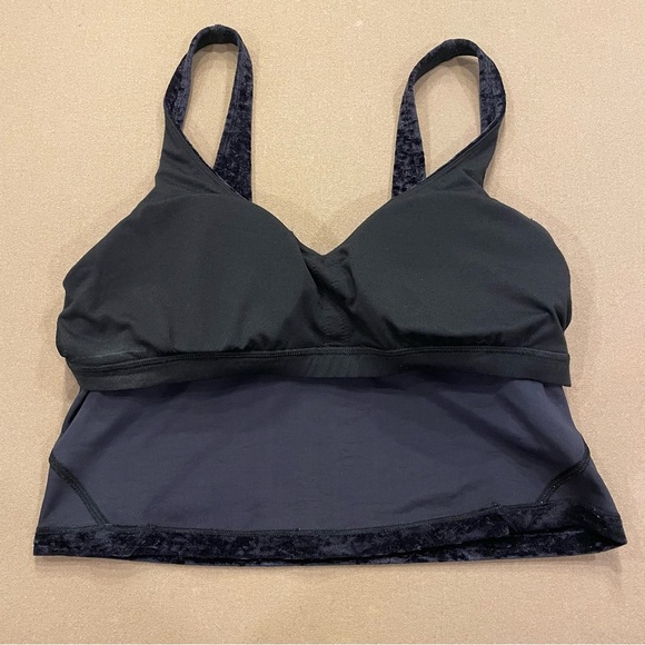 lululemon Special Edition Align Tank Crushed Velvet Black Size 10 - Picture 7 of 11
